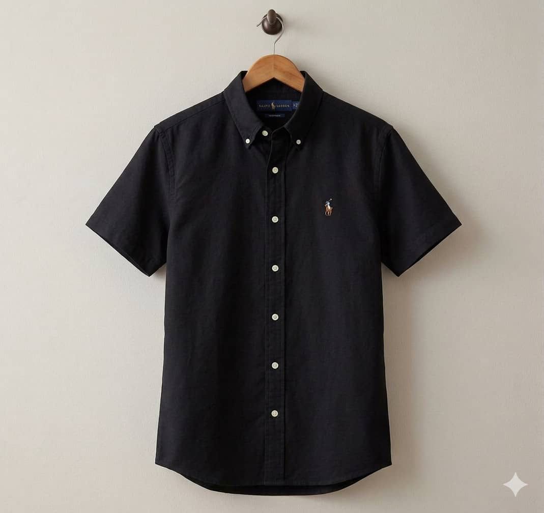 black shortsleeve