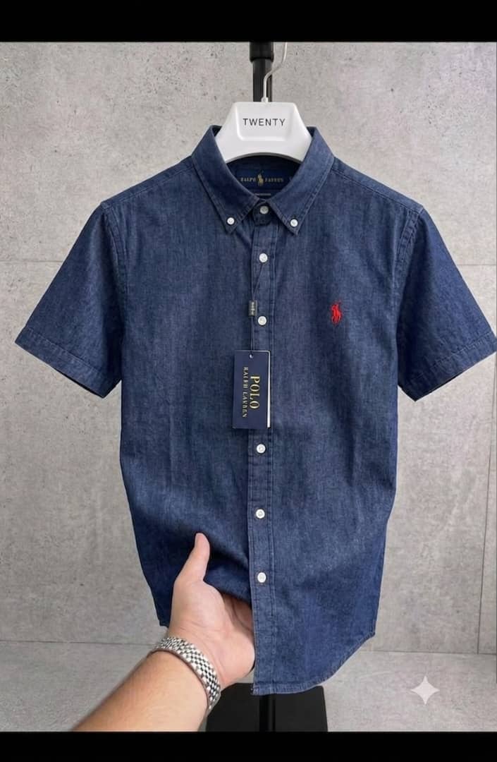 Shortsleeves Dark blue denim